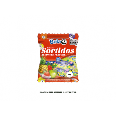 BALA - RICLAN - 500g MASTIGAVEL BOLA 7 SORTIDA